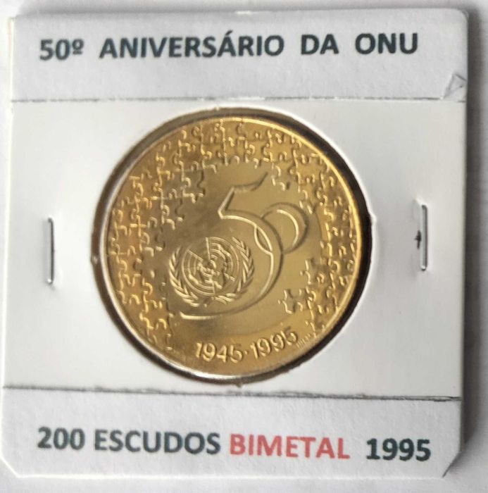 7 Moedas 200 Escudos  República Portuguesa Comemorativas  Bimetálicas