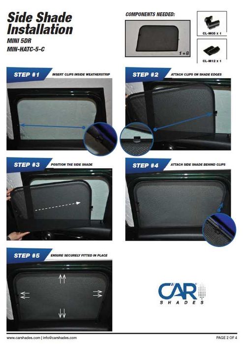 Tapa Sol Mini F55 (5 Portas)