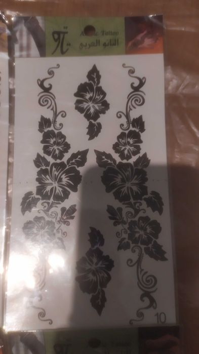 Ціна за всі Переводки на тіло временное тату тимчасове