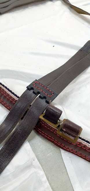 Упряж на коня,шлея,наритник українки,шкірозамінник.Ручна робота