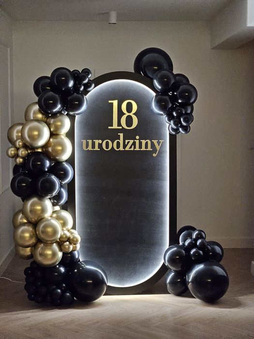 Ścianka dekoracja balonowa dekoracyjna ślubna