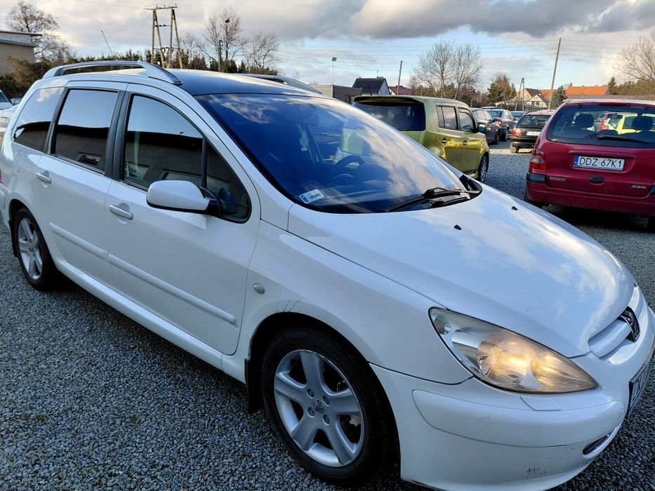 Ładny Peugeot 307sw Panorama 2.0HDI auto bez wkładu finansowego 7 osób
