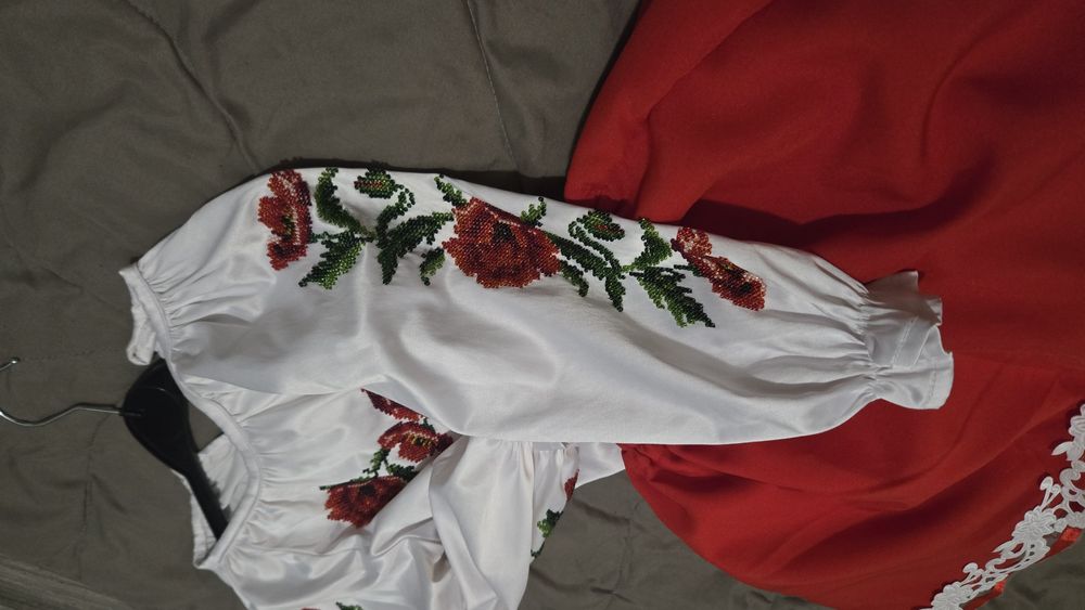 Вишиванка бісером юбка одяг в українському стилі