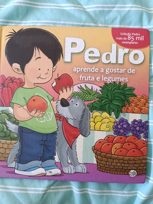 Livro Infantil Pedro aprende a gostar de legumes