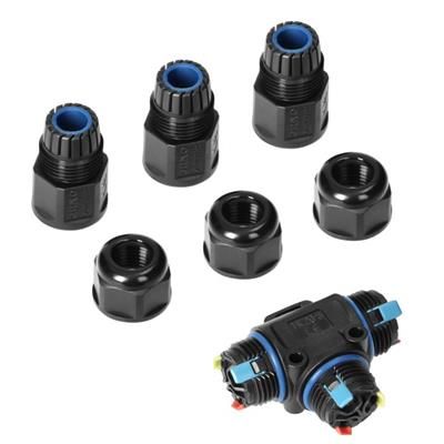 Konektor kablowy trójnik T IP68 3x4mm2 400V 16A sz