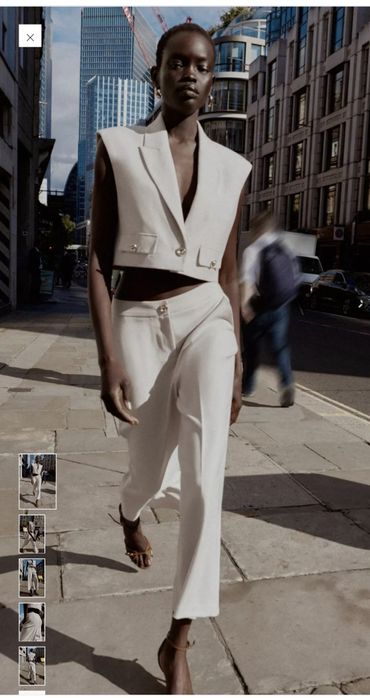 Komplet viral kamizelka i spodnie Zara