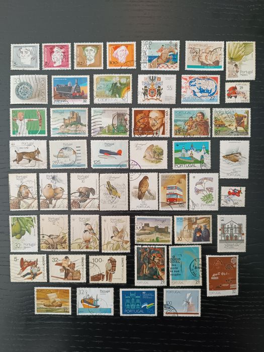 Selos de Portugal, 50 selos de 1987 a 1991