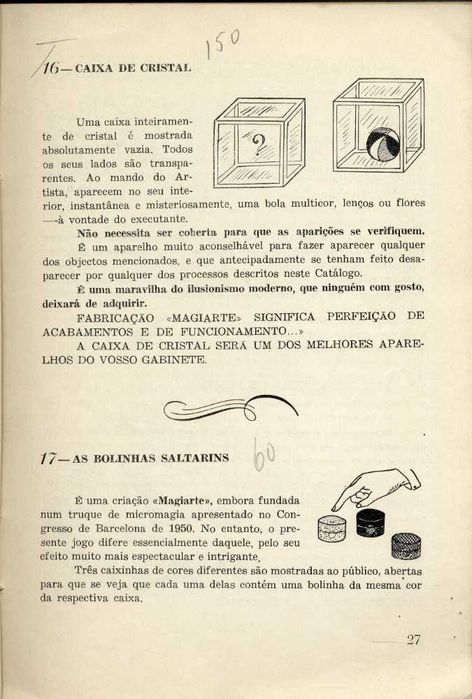 Catálogo Magiarte (1956) [magia, ilusionismo]