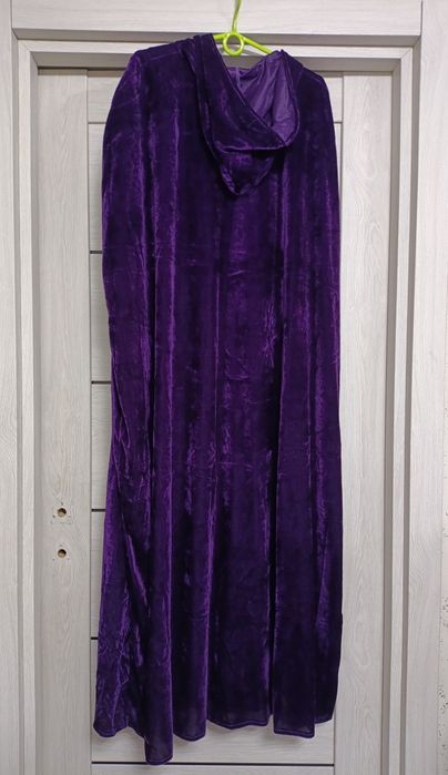 Дорослий карнавальний костюм мантія велюрова маг чарівник