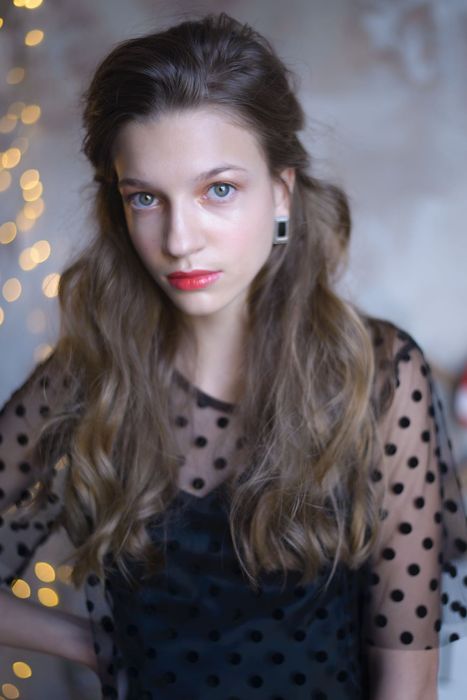 Стильне подвійне новорічне плаття