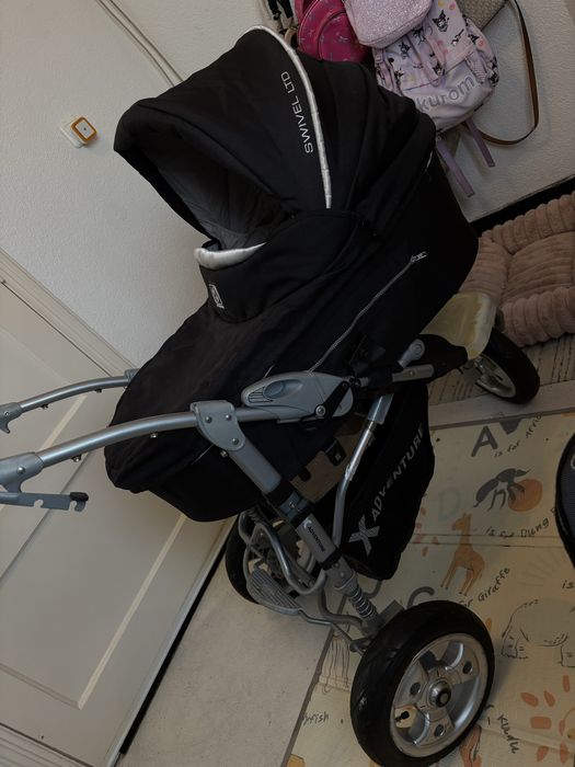 Отдам бесплатно коляску с автокреслом MAXI COSI