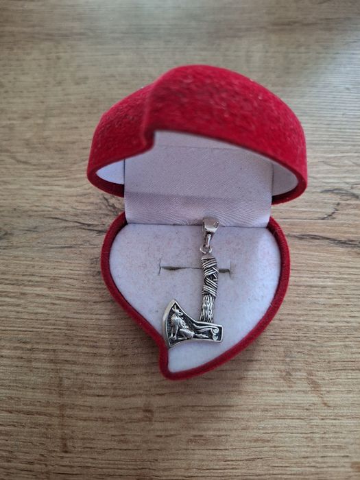 Srebrny wisiorek,boho