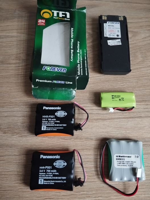 Sprzedam akumulatory - baterie do telefonów stacjonarnych i komórki