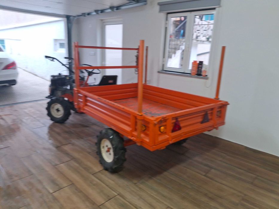 Motocultivador com reboque (usado) Excelente estado