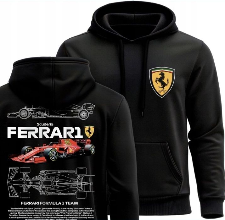 Bluza męska Ferrari rozm od S do 2XL