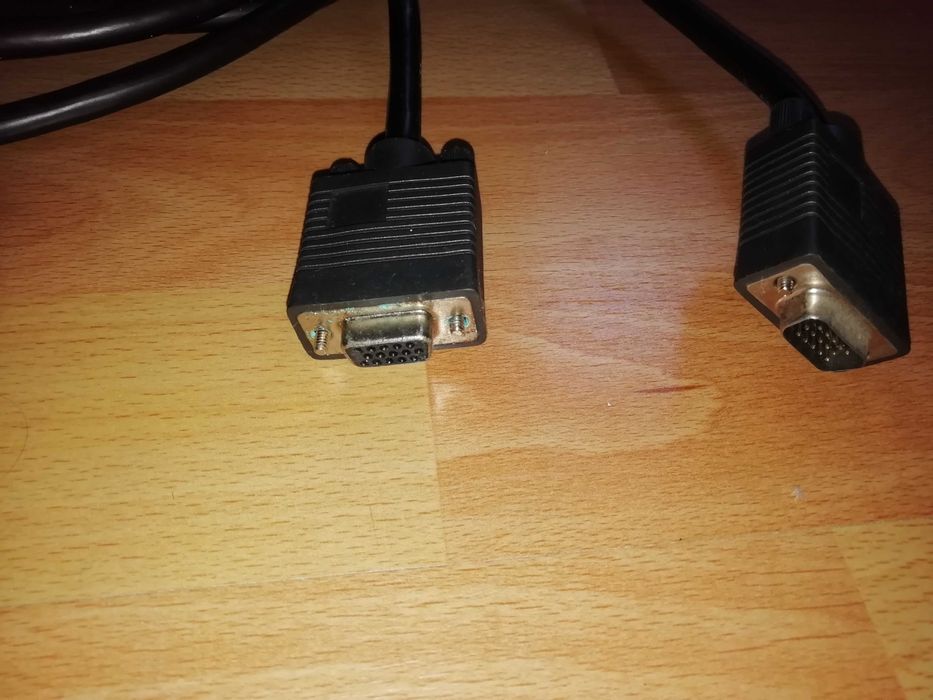 Cabo VGA de 180cm + extensão VGA de 5 metros