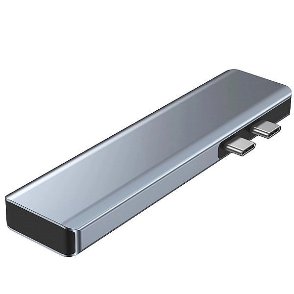 Tech-protect V5-hub Adapter 7in1 Grey