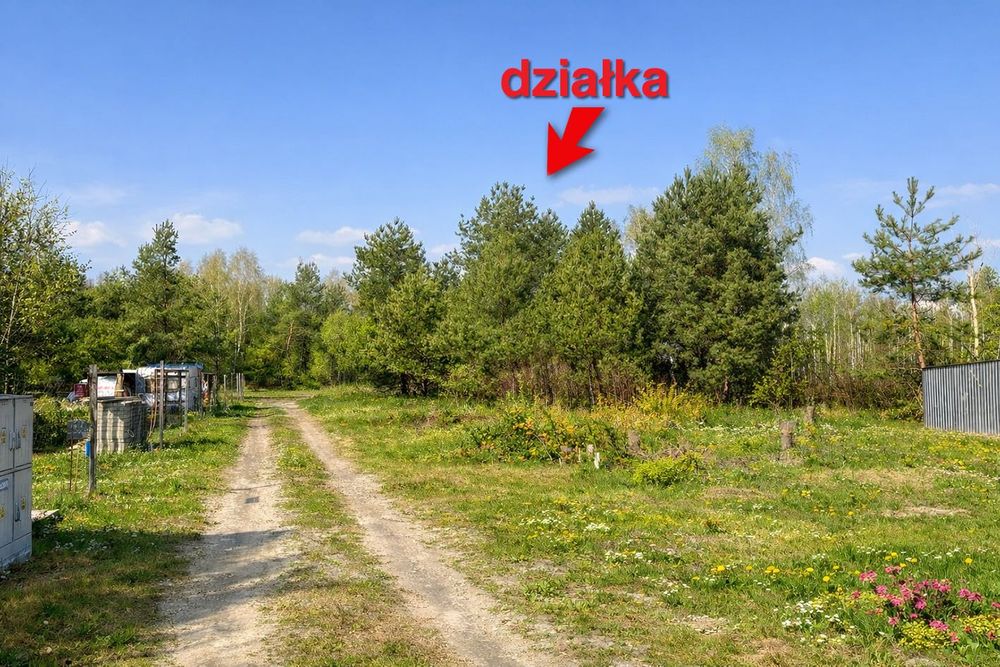 Działka w Uwielinach, w gminie Prażmów pod Warszawą. 1013 m kw. - Widok 4
