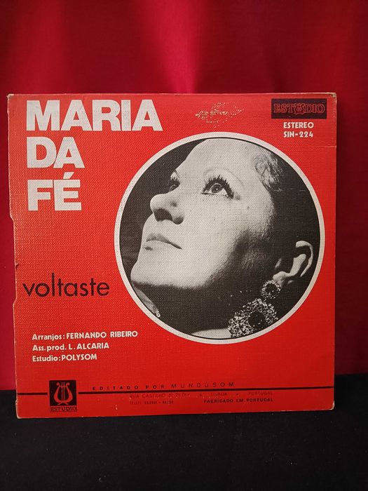 Maria da Fé em vinil 45 rt single 2 discos