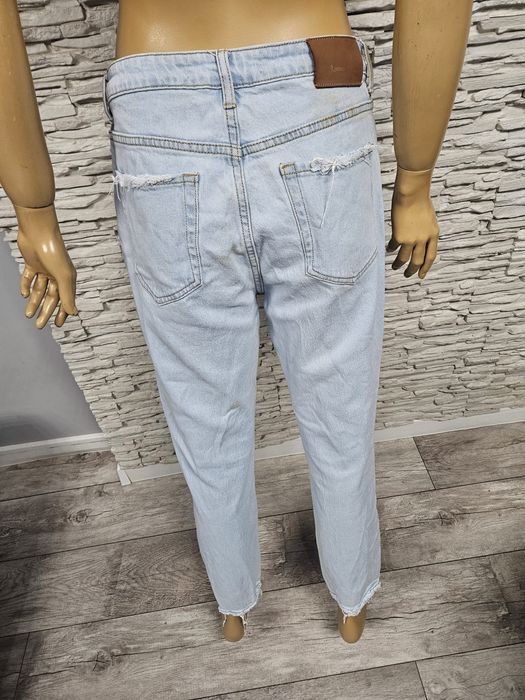 Spodnie jeansowe premium Queen Hearts rozm L zdobione