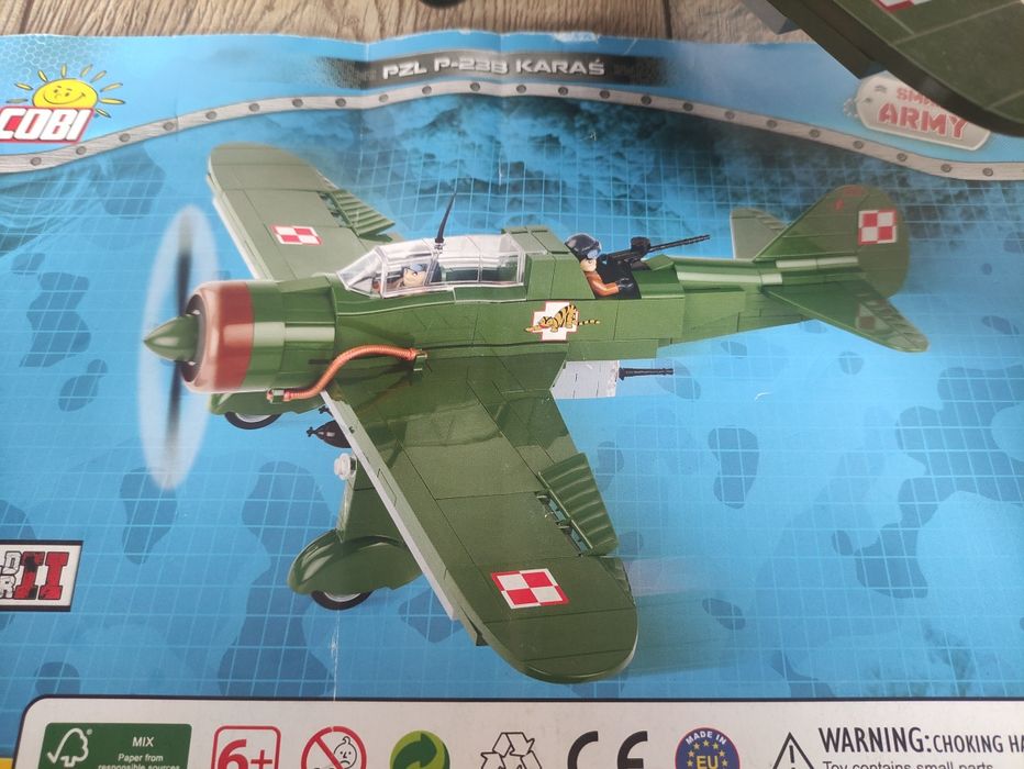 Cobi PZL Karaś  z rzadkim emblematem tygrysa