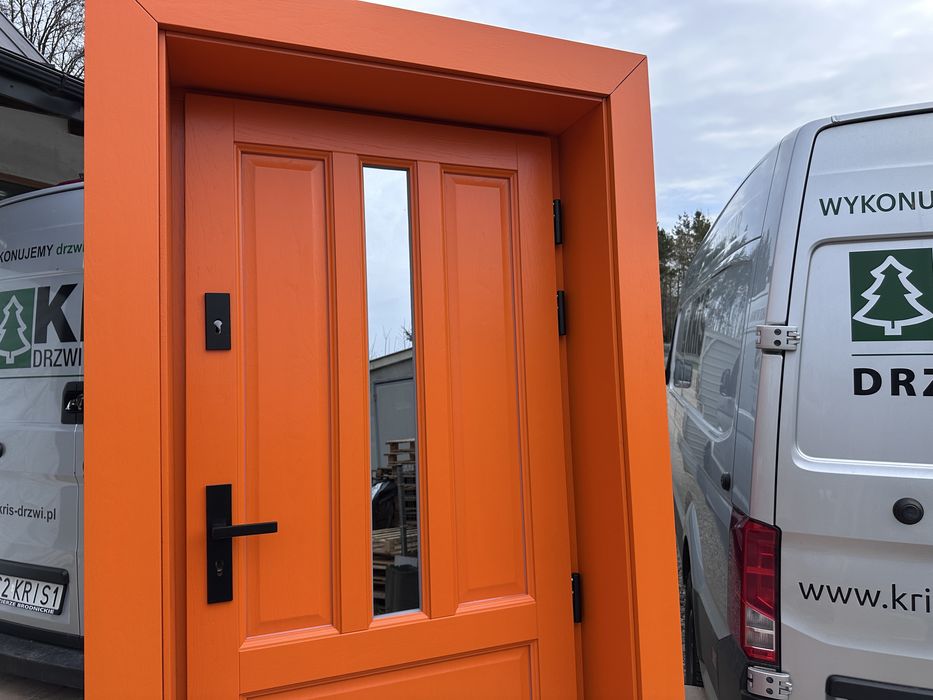 Drzwi zewnętrzne drewniane Na wymiar czyste powietrze Cała Polska