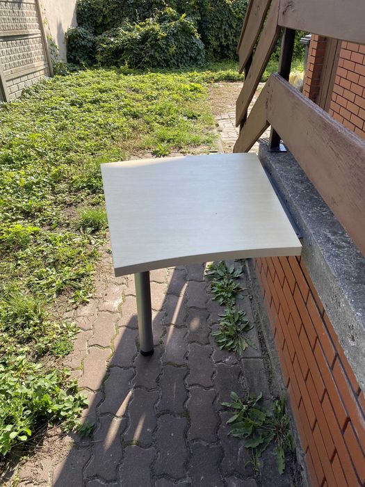 Blat biurkowy dostawka z regulowaną nogą
