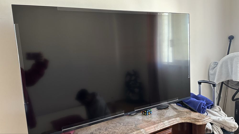 Tv lg 55 , 3 semasa de uso