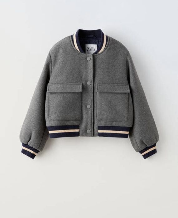 Zara бомпер , куртка 6-7 років 120 см теплий хлопчику демісезонна