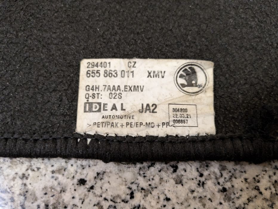 Tapete Condutor Skoda Scala ou Kamiq
