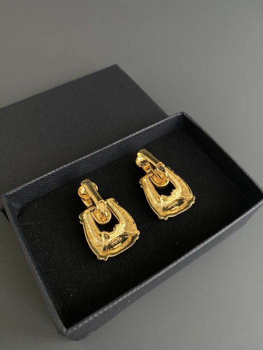 Вінтажні сережки-кліпси Avon 1980-х з синьою емаллю