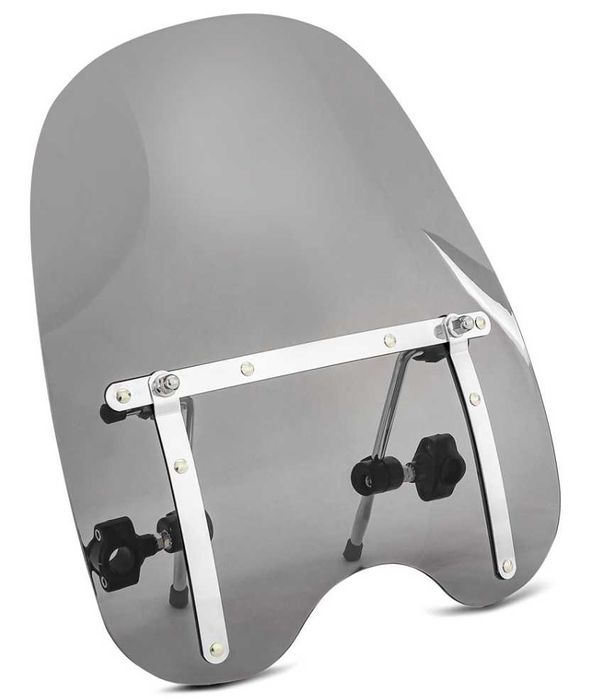 Pára-brisas da moto para Chopper / Cruiser / Custombikes de cor escura