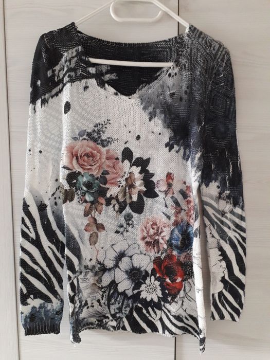 Bluzka w kwiaty damska roz.S/M