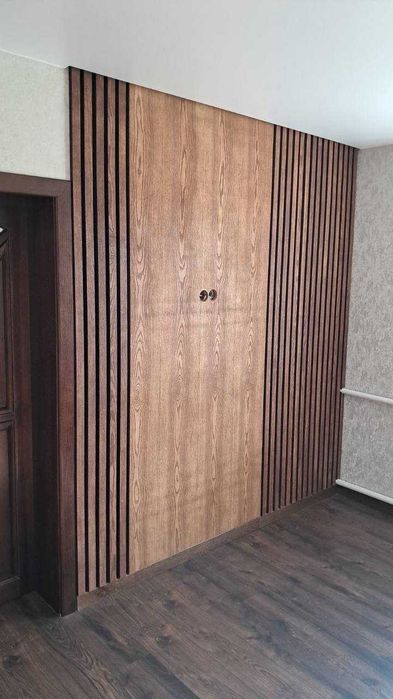 Рейка з дерева на стіну. Акустичні панелі. Декоративна 3Д панель