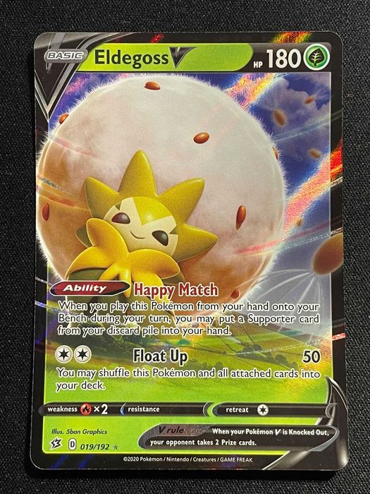 Carta Pokémon Eldegoss V 19/195 Rebel Clash