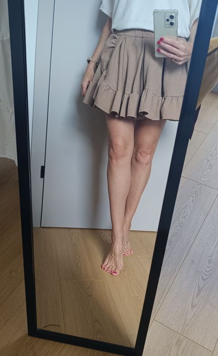 Spódniczka mini falbany