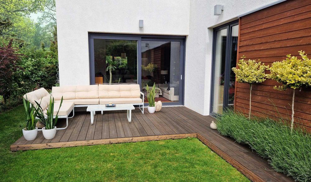 OGRODOWE METAMORFOZY Tarasy, zabudowa balkonów, kwietniki, pergole...