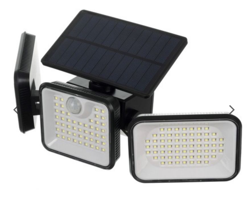 Lampa solarna led mocna potrójna