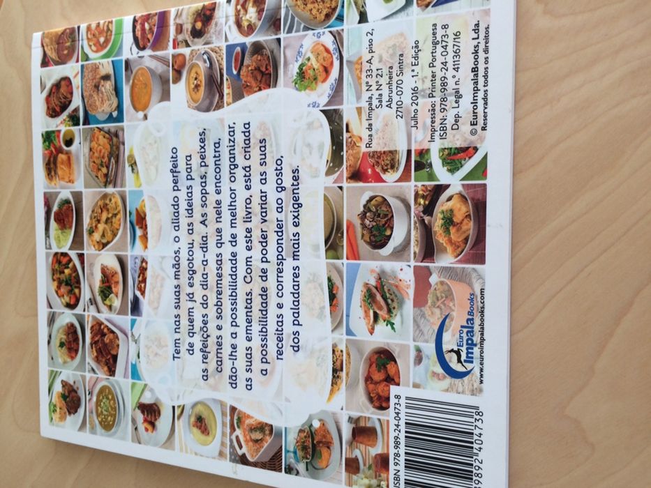 Livro Receitas para 1 mês Culinária