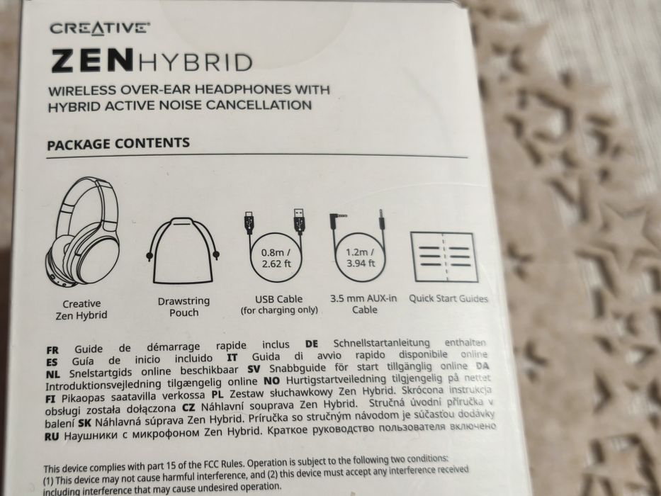 Słuchawki bezprzewodowe Creaticve Zen Hybrid