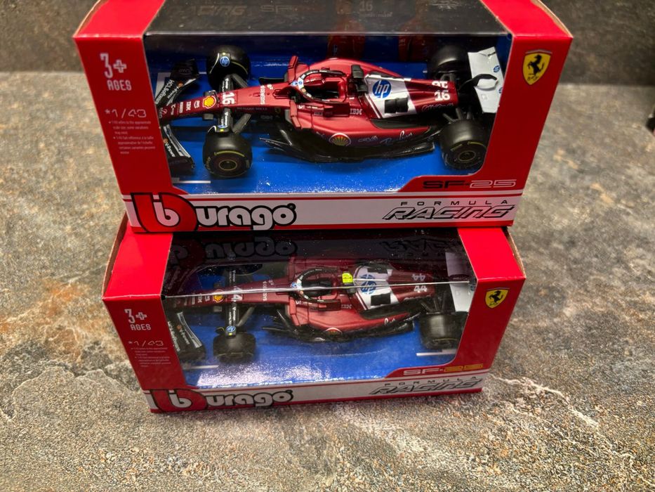 Моделі болідів Формула 1. Масштаб 1:43