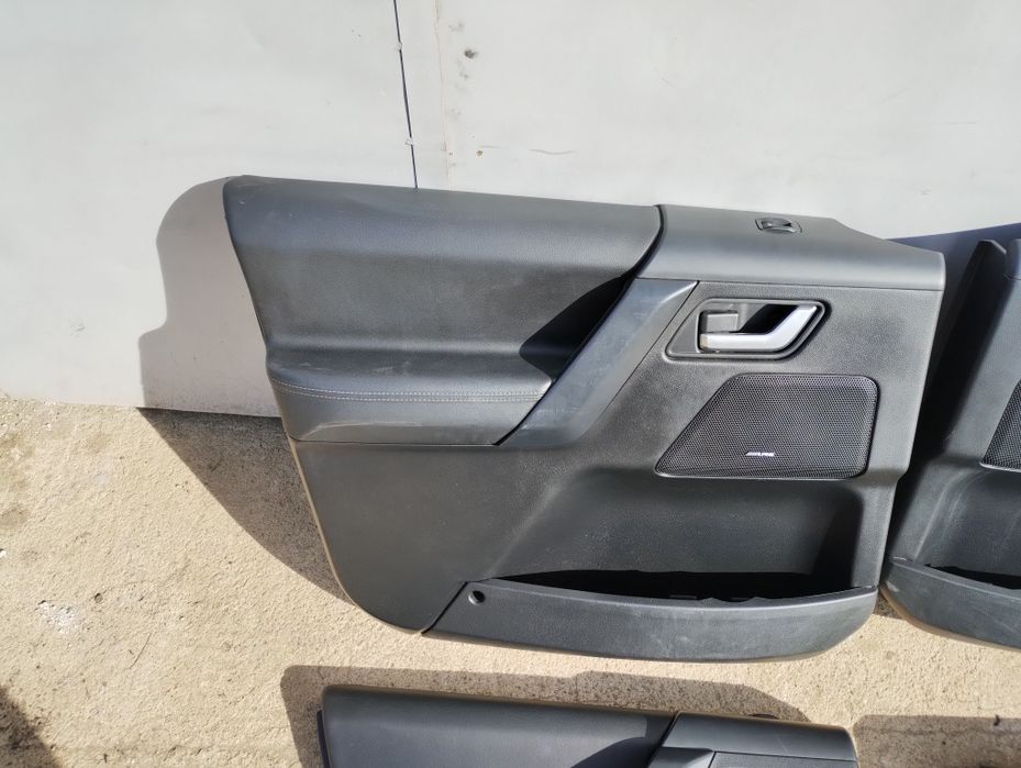 Tapicerka drzwi boczki land rover Freelander II UK skóra