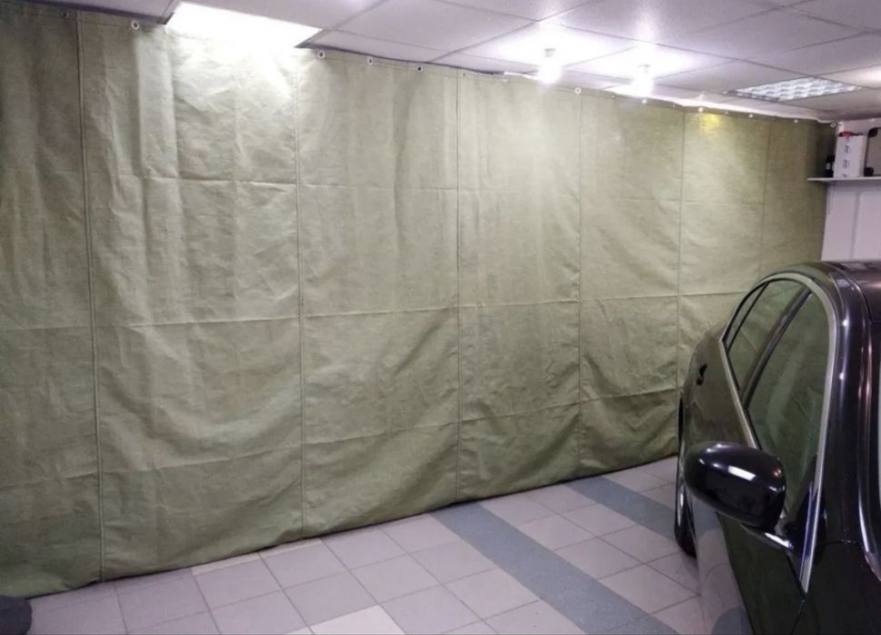 Брезентові штори вологостійкі вогнетривкі