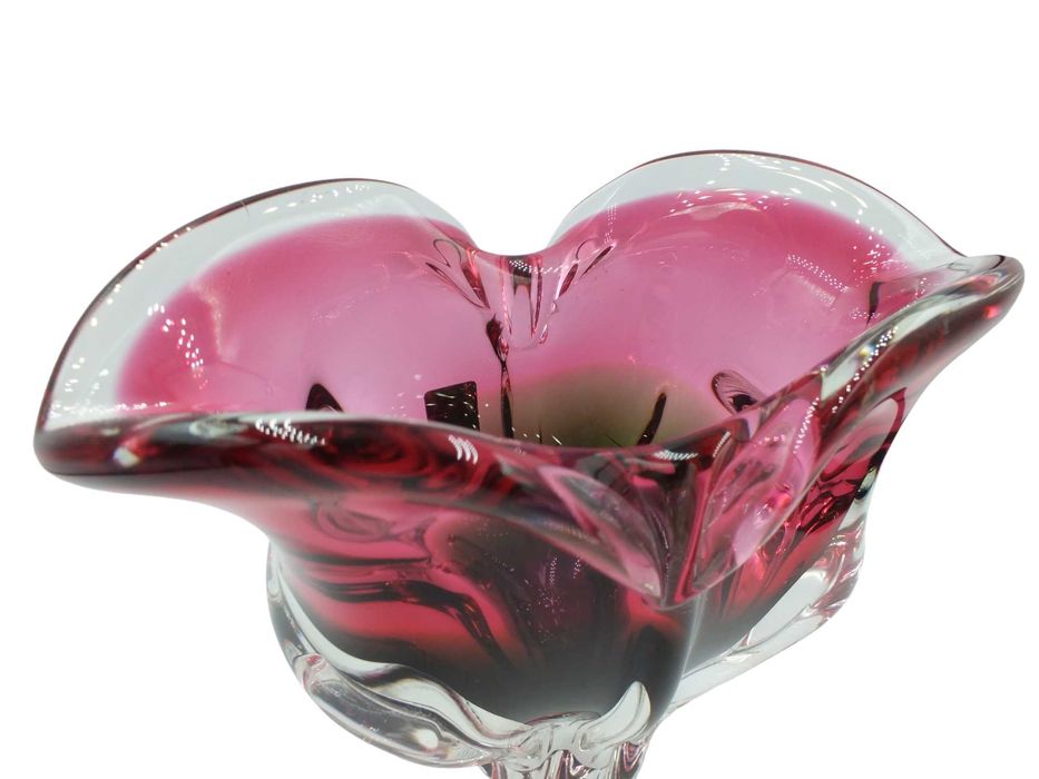 Cristallerie Bavaria wazon szkło ręcznie formowany b4/011319