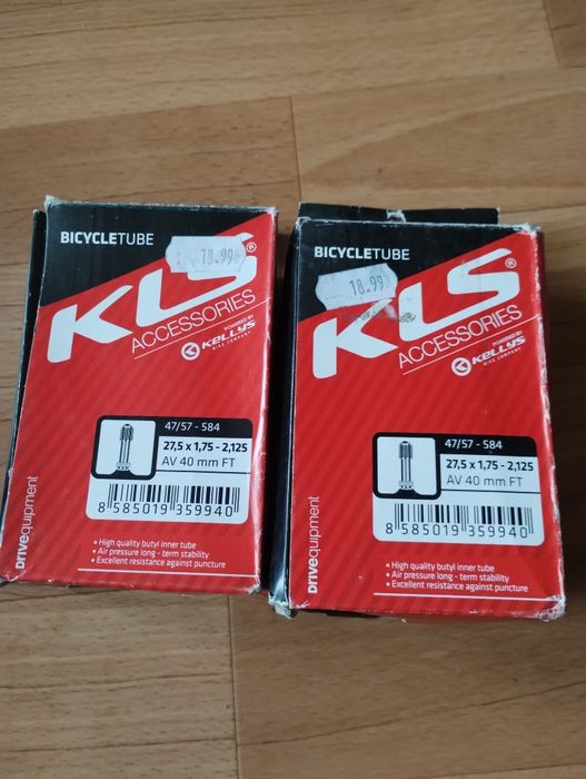 Dętki rowerowe Kellys 27,5" cena za 2szt