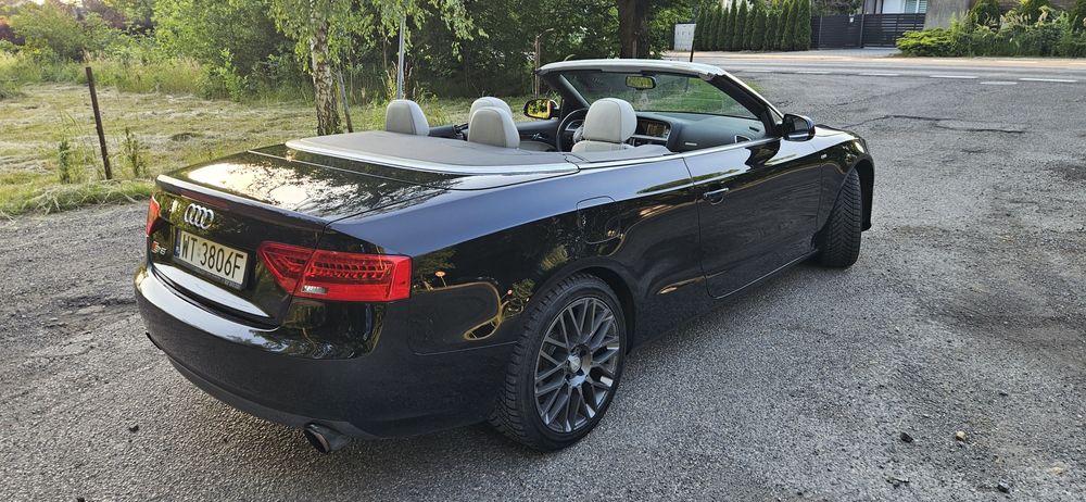 Audi A5 Cabrio 2.0 T 225KM Quattro | Prywatnie |  Bogate Wyposażenie | Zadbana  | S-tronic |