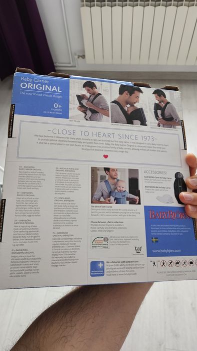 Nosidełko Babybjorn Baby Carrier Original 0+