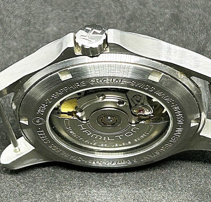 hamilton khaki automatic day-date h644550 full set