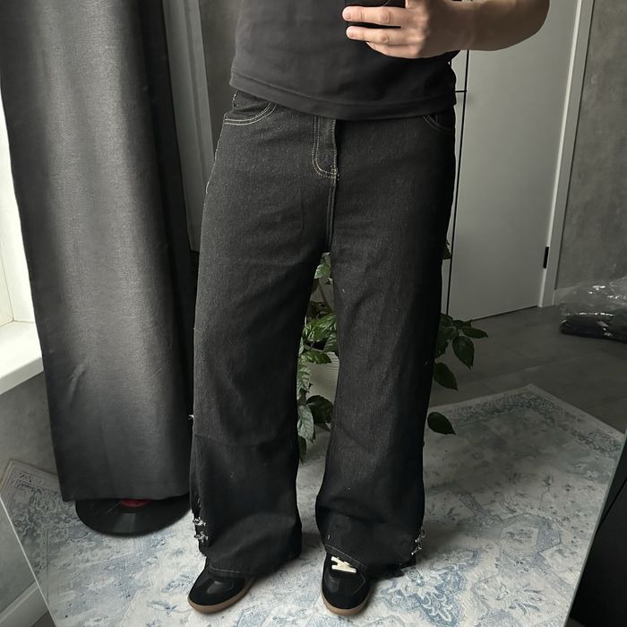 Bootcut flared clasp jeans opium racer balenci джинси буткат клеш
