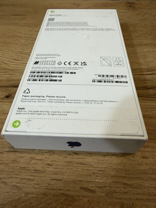 Iphone 17 Pro Max 512gb Azul SELADO